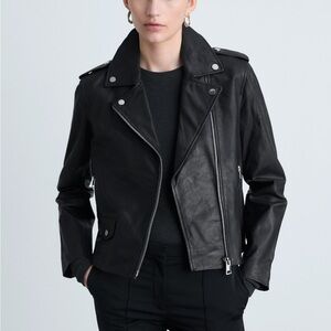 Mango Leather Jacket